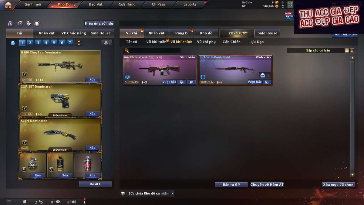 shop acc cf uy tin gia re